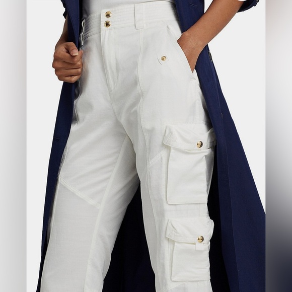 Lauren Ralph Lauren Shantung Cargo Pants - Picture 6 of 16